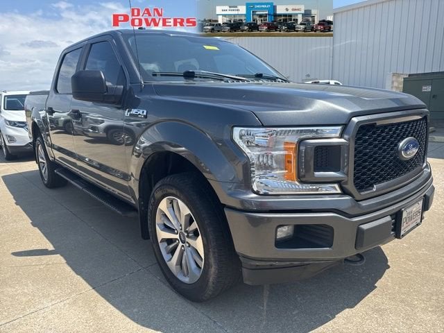 2018 Ford F-150 XL in Gray — front three-quarter view