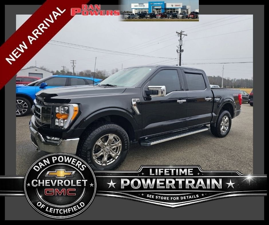 2022 Ford F-150 XL in Black — front three-quarter view