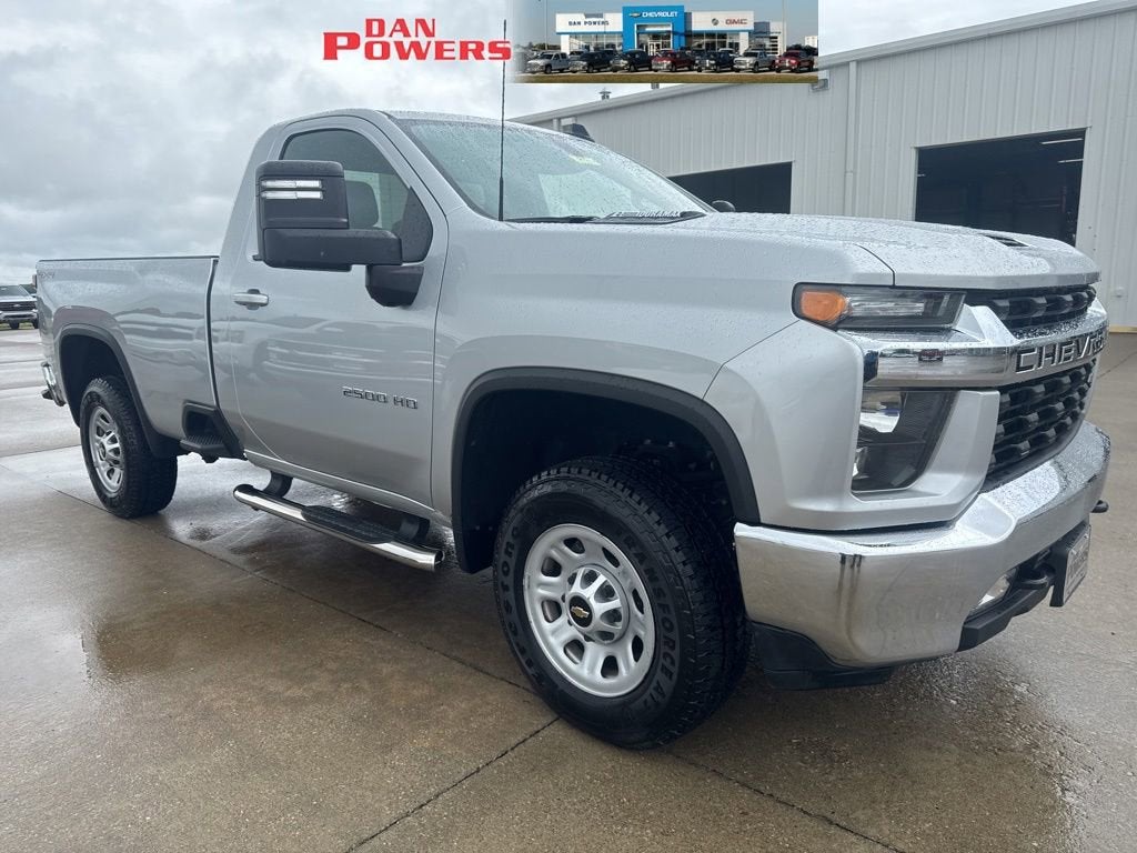 2022 Chevrolet Silverado 2500 HD LT in Silver Ice Metallic — front three-quarter view