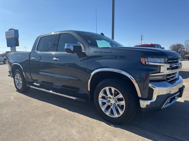 2020 Chevrolet Silverado 1500 LTZ in Shadow Gray Metallic — front three-quarter view