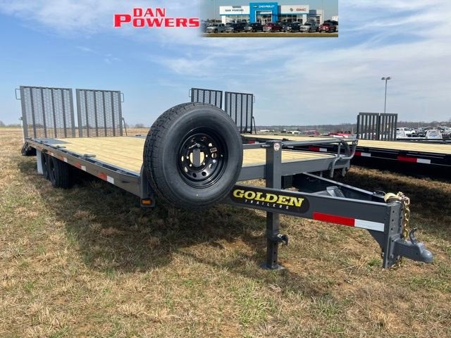 2024 GOLDEN 20+4 6K W/FULL/SPLIT RAMP Base in Gray — front three-quarter view