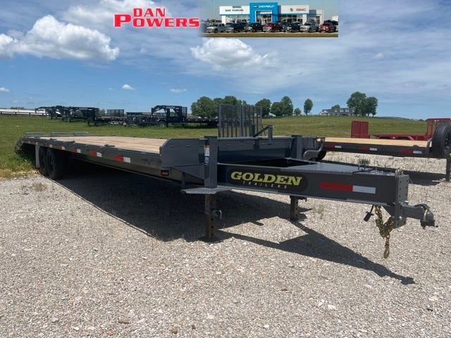 2024 GOLDEN 25+5 7K W/CTR WEDGE RAMP Base in Gray — front three-quarter view