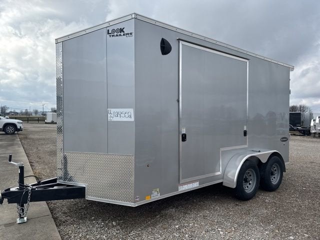 2025 LOOK CARGO TRAILER 7X14 — side profile view