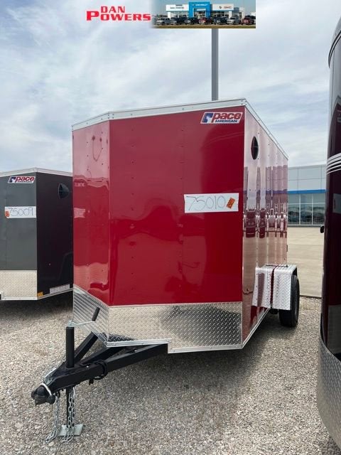 2023 PACE OUTBACK DLX FLAT TOP/24 I Base in Red — front three-quarter view